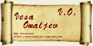 Vesa Omaljev vizit kartica